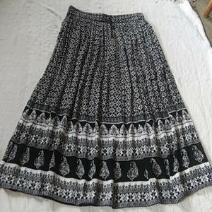 Boho maxi skirt.  Size large